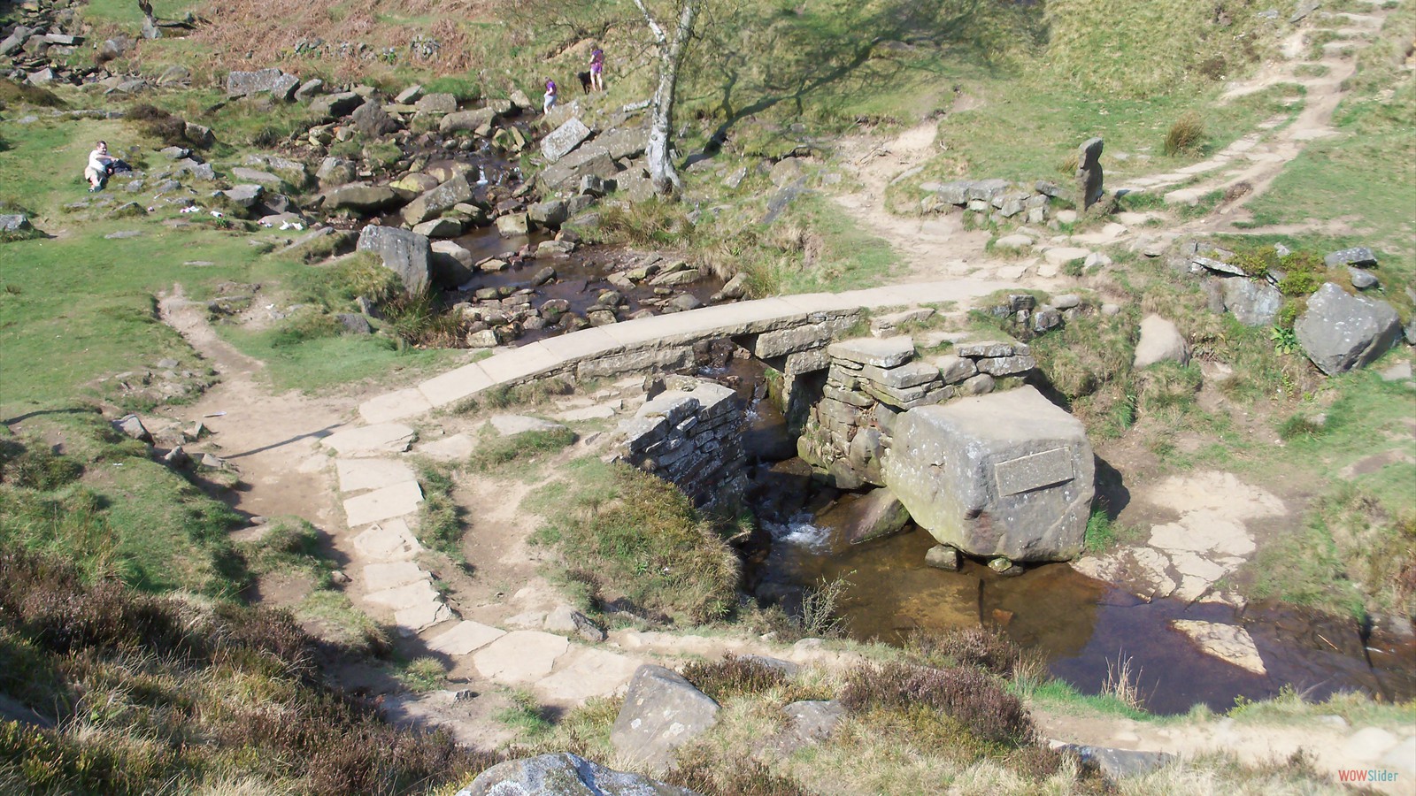 Looking down at Bronte Bridge