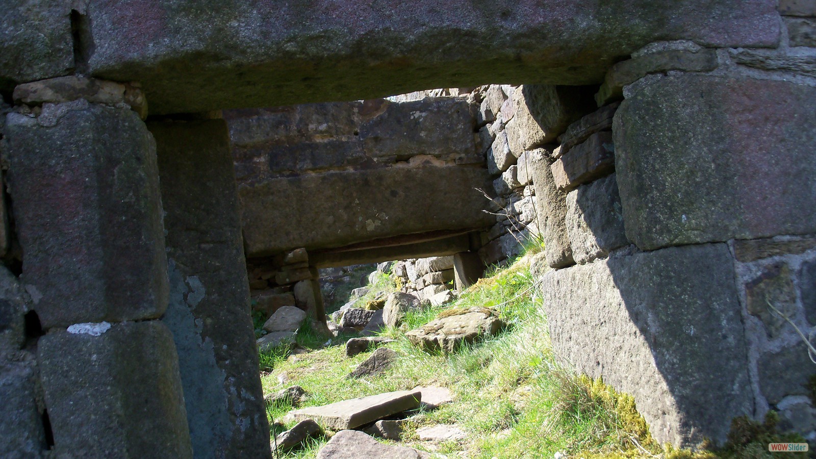 Looking in a Window at Top Withens