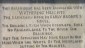 Top Withens Plaque